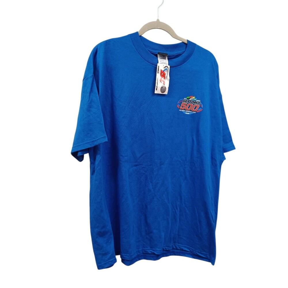 2005 Daytona 500 Blue T-shirt Size XL Racing NASCAR NWT
